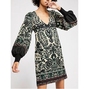 Free People Lyrics Sweater Mini Dress